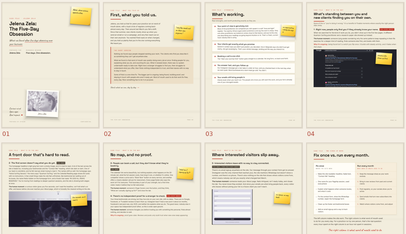 The Obsession Report