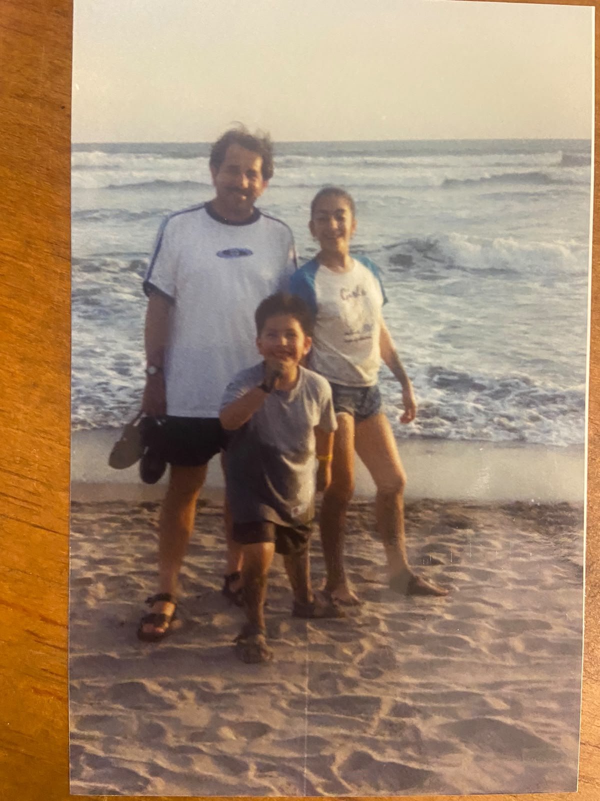 Diego and Andy with their dad